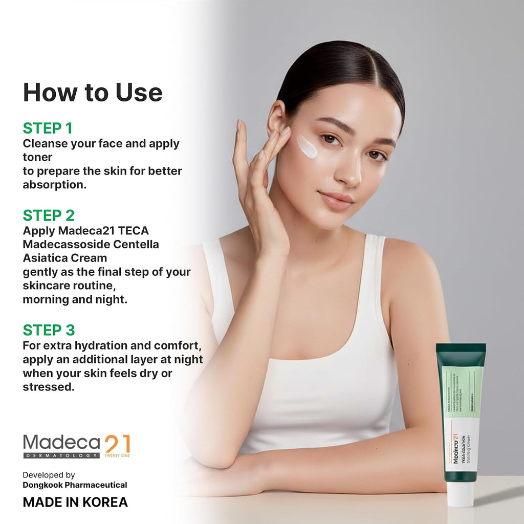 TECA Madecassoside Centella Asiatica Cream - Cica Soothing