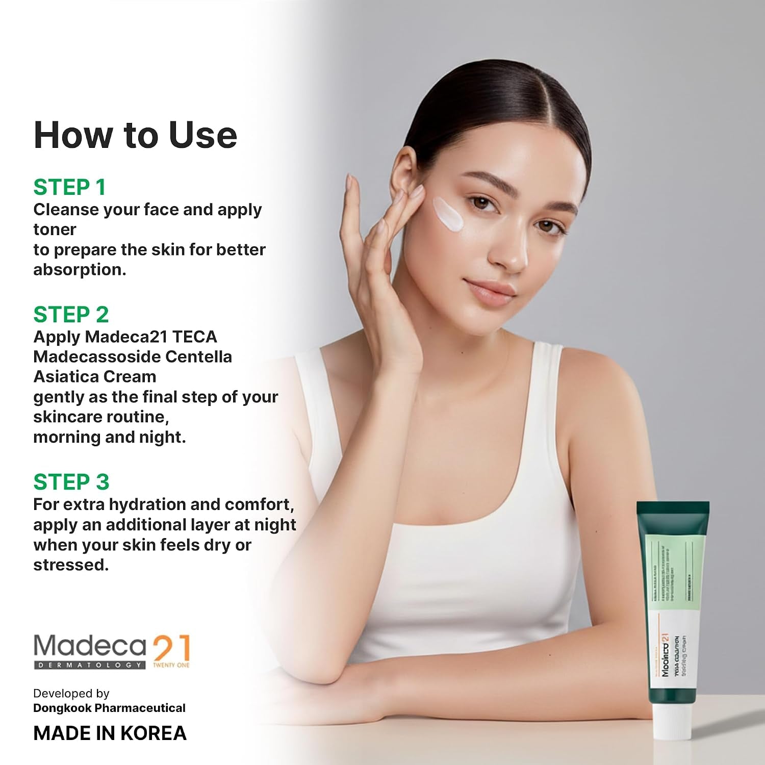 TECA Madecassoside Centella Asiatica Cream - Cica Soothing