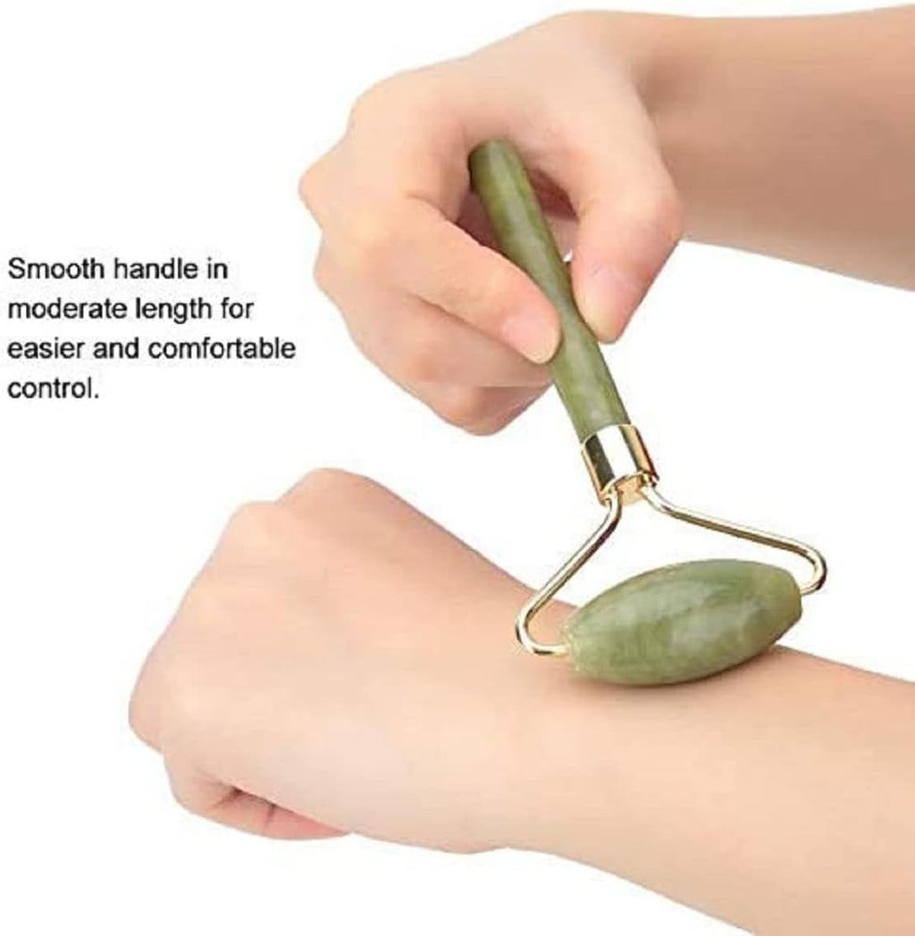 Set Jade Roller & Gua Sha 5 En 1 - Masaje Facial