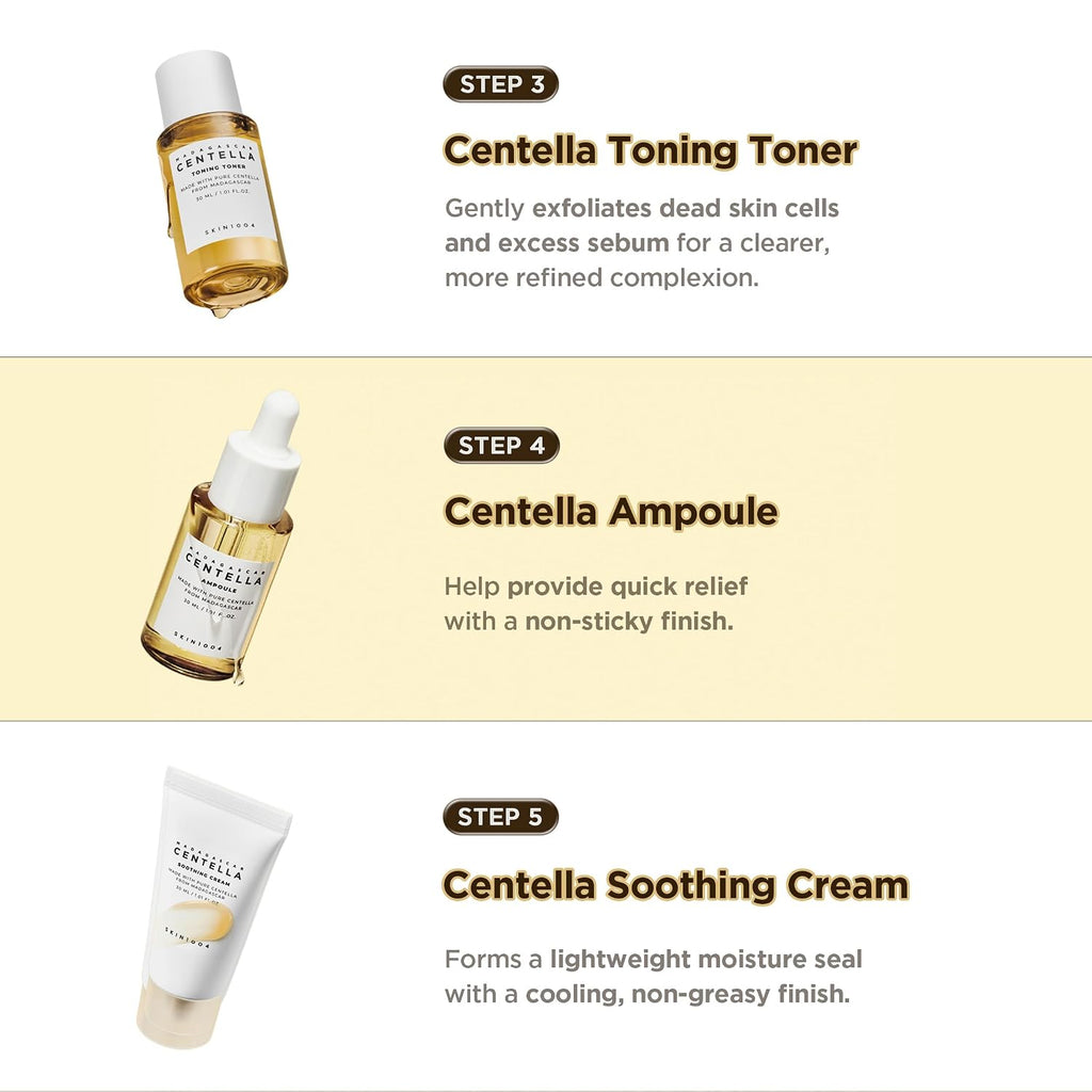 Centella Travel Kit - Rutina Completa Coreana