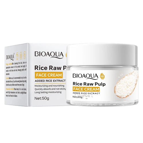 Rice Puree Face Cream aplicación